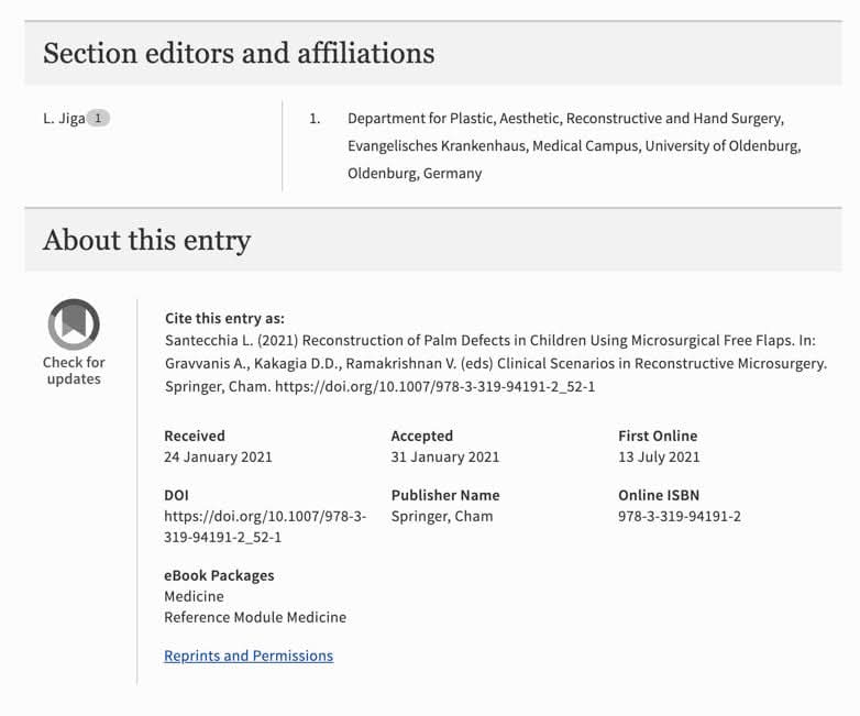 Citazione del capito del Dr Luigino Santecchia